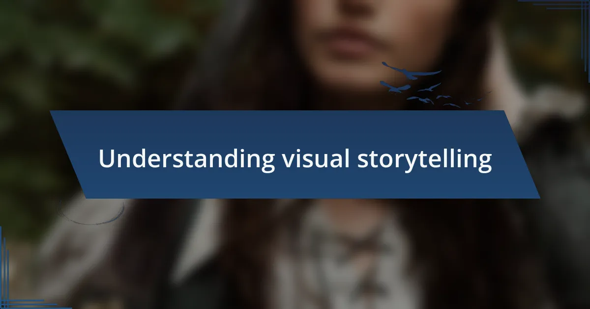 Understanding visual storytelling